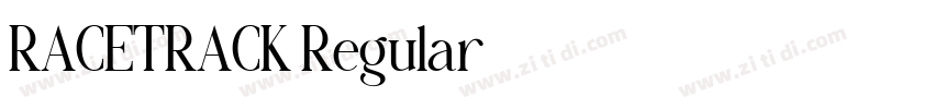 RACETRACK Regular字体转换 RACETRACK Regular字体转换